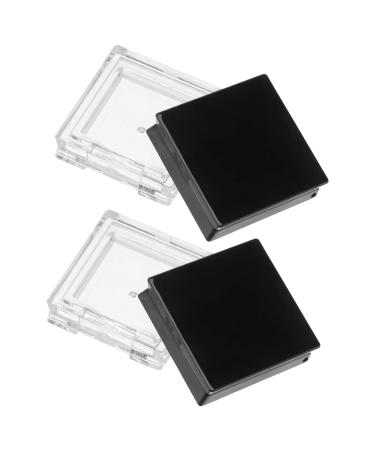 Lurrose accessories 4er-box eyeshadow box blushing powder cosmetics make-up palette travel containers highlighter palette magnetic filing mini lipstick lipstick box travel plastic empty