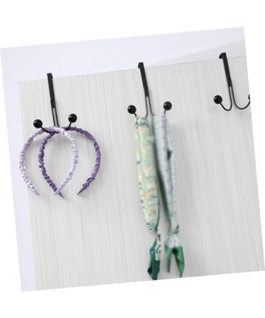 Cabilock 3pcs Wrought Iron Hook Heavy Duty Clothes Rack Door Hanger for Hanging Coat Door Coat Hook Jacket - Buy Online on SooperMarket.com