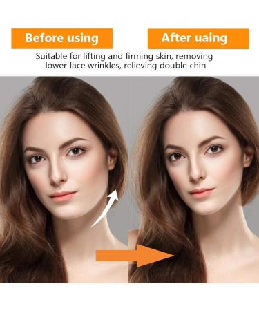 Facelift Slimming Belt for Women Double Chin Reducer V Line Cheek Lift Thin Mask Strap Anti Wrinkle Bandage (Orange) - Buy Online on SooperMarket.com