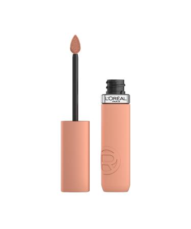 L'Or al Paris Liquid Lipstick Intense Colour Longwear Matte Formula with Hyaluronic Acid Transfer- and Smudge-Resistant Infallible Matte Resistance Shade: 100 Fairytale Ending