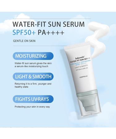 Centella Sunscreen SPF 50 - Hyalu Cica Water-Fit Serum for All Skin Types Long-Lasting Protection No White Cast - Shop Internationally - Buy Online on SooperMarket.com