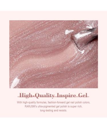 9D Cateye Gel Nail Polish - Nude Sheer Pink with Silver Glitter - 15ml Single Bottle with Magnet Stick - UV/LED Curing - Soak Off - Home Salon - Buy Online on SooperMarket.com