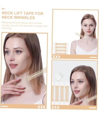 NOLITOY 4pcs Neck Lift Stickers Lifting Belt Invisible Face Tape - Neck Tape -aging Applique - Buy Online on SooperMarket.com