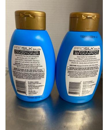 Pro Silk Clean Repair Shampoo & Conditioner with Argan Oil - 14 oz | International Shipping Available - Buy Online on SooperMarket.com