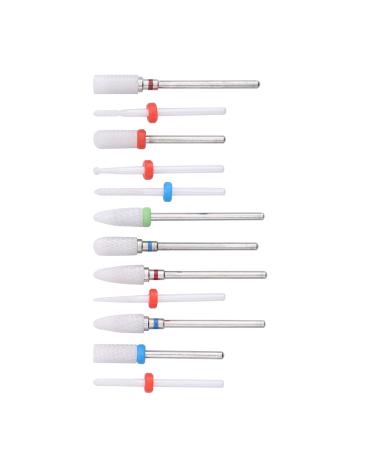Ceramic Drill File Grinder Tools Metal Polishing Ceramic Drill Bit Grinder Drill for Beauty Salon Manicure Store