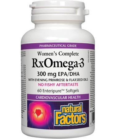 Natural Factors Women's Complete RxOmega-3 Factors 60 Softgels - Buy Online on SooperMarket.com