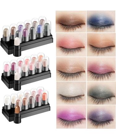 Reddhoon 12 Colors Eyeshadow Stick Pen Gradient Eye Shadow Stick Brilliant Shimmer Eye Makeup Pencil Waterproof Long-lasting Matte Shimmer Eyeshadow Pen A1 - Buy Online on SooperMarket.com