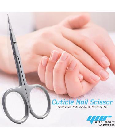 Nail Scissors Professional Cuticle Scissors Extra Strong Straight Curved Manicure Nail Art Scissors (CS-06) - Buy Online on SooperMarket.com