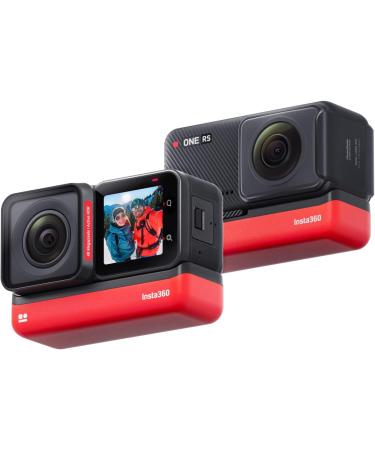 Insta360 ONE RS Twin Edition  Waterproof 4K 60fps Action Camera & 5.7K 360 Camera with Interchangeable Lenses  Stabilization  48MP Photo  Active HDR  AI Editing Motorcycle Kit - Buy Online on SooperMarket.com
