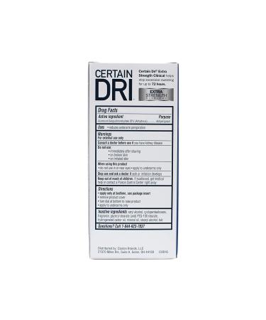CERTAIN DRI Anti-Perspirant Solid 1.7 oz - Pack of 6 | Long-lasting Protection - Buy Online on SooperMarket.com