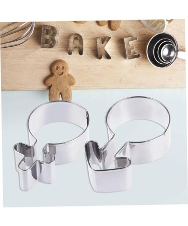 MAGICLULU 4 Pcs Stainless Steel Biscuit Mold Baking Mold Gender Symbol Cookie Self Made Cake Mold Logo Mould Chocolate Mold Embossing Mould Metal Dies Fruit Men and Women 2 Piece Set 2 pcsx2pcs Silverx2pcs - Buy Online on SooperMarket.com