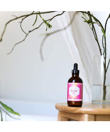 Leven Rose Jojoba Oil 4 oz - Pure, Cold Pressed, Natural Moisturizer for Skin, Hair, Body, Nails - Buy Online on SooperMarket.com
