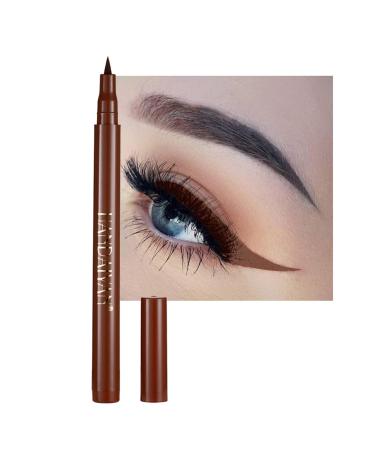 Liquid Eyeliner  Dark rown Eyeliner Liquid  Long-lasting Colored Eyeliners  White Black Red Brown Green Purple Waterproof High-pigmented Colorful Eyeliners for Eye Makeup 1PC Dark Brown 10 DarkBrown