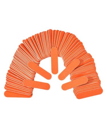Desikixudy 100 Pieces of Nail File Disposable Wooden Practical Nail Polisher Pedicure Nail Salon File