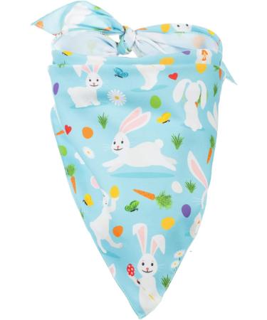 Native Pup Easter Dog Bandana| 3-Pack| Spring Scarf Set Eggs  Bunnies  Chicks (Easter  Large) Large (Pack of 3) Easter Pack 1 - Buy Online on SooperMarket.com