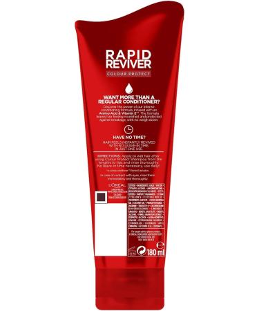 L Oreal Elvive Colour Protect Rapid Reviver Coloured Hair Power Conditioner 180 ml (Pack of 4) - Buy Online on SooperMarket.com