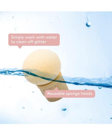 Mylee Dual Ended Sponge Applicator Pen for DIY Nail Art - Portable Tool with Gradient Ombre Effect - Buffs Pigments, Glitters, and Flakes - 4 Replacement Heads - Vegan and Cruelty Free - Buy Online on SooperMarket.com