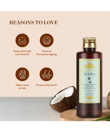 Kama Ayurveda Extra Virgin Organic Coconut Oil 200ml - Buy Online on SooperMarket.com