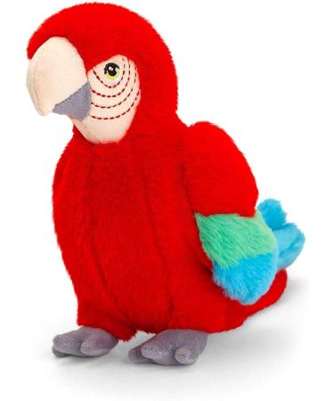 Deluxe Paws Plush Cuddly Soft Eco Toys 100% Recycled (Parrot)