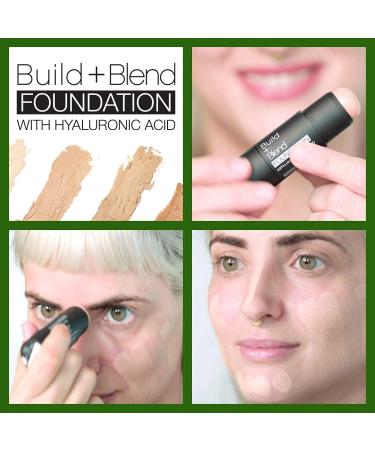 Palladio BUILD + BLEND Foundation Stick Contour | Professional Makeup 0.25oz (Natural Beige) - Buy Online on SooperMarket.com