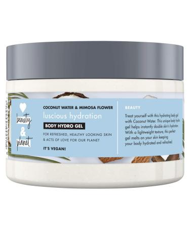 Love Beauty And Planet Coconut Water and Mimosa Flower Vegan Body Moisturiser, Hydrating and Refreshing Hydro Gel for Women, 250ml