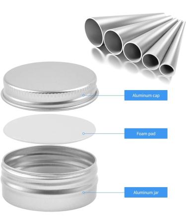 Aluminum Tins - Sopito 24 Pack 15ml Empty Round Tins for Lip Balm Cosmetics Mini Candles & Crafts - Buy Online on SooperMarket.com