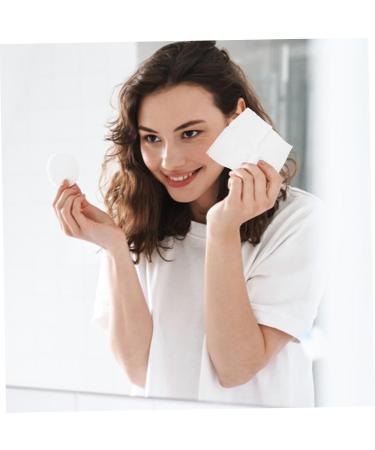 200pcs Non-Woven Paper Bag Makeup Remover Pads - Facial Cleansing Nail Polish Remover Eco-Friendly Face Pads for Skincare - Buy Online on SooperMarket.com