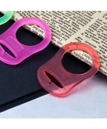 Norhogo 10-Piece Silicone Ring Set for Pacifiers - BPA-Free Ten Colors Baby Silicone Ring Holder - Buy Online on SooperMarket.com