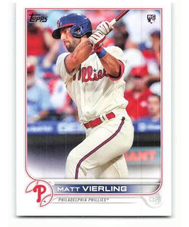 2022 Topps #316 Matt Vierling NM-MT RC Rookie Phillies