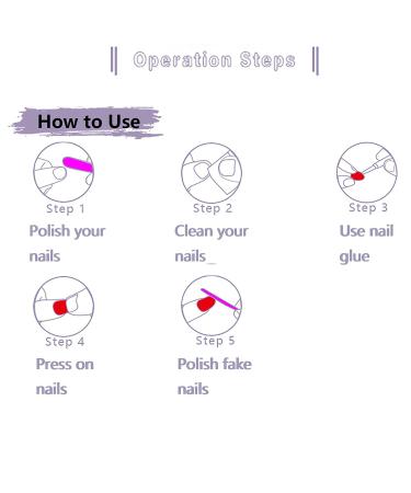24 pcs Sunjasmine Almond Press-On Nails Medium with Designs - Brown | False Nails for Women and Girls - Buy Online on SooperMarket.com