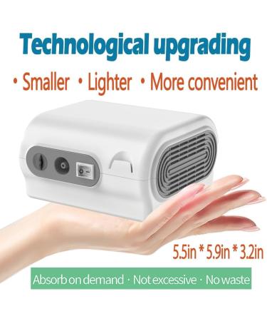 UNOSEKS Portable Jet Nebulizer for Breathing Issues - Compressor Steam Inhaler for Adults and Kids | Home & Travel Kit Included - Buy Online on SooperMarket.com