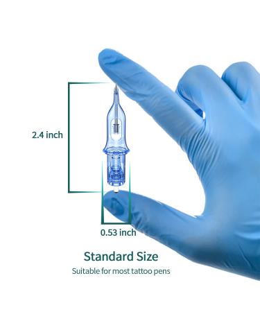 50PCS Mixed-pack Tattoo Cartridge Needles - #1003RL+05RL+07RL+09RL+11RL - 10Pcs Each - Disposable Round Liner #10 RL - Buy Online on SooperMarket.com