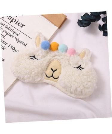 Gatuida 4 Pcs Sherpa Fleece Eye Masks | Cozy Sleep Masks for Adults & Kids | Travel Blindfolds & Eye Patches - Buy Online on SooperMarket.com