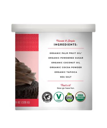 Miss Jones Organic Vegan Chocolate Buttercream Frosting - 11.29 oz | Perfect for Icing & Decorating - Buy Online on SooperMarket.com