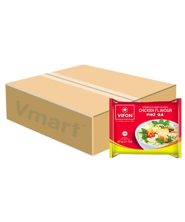 Vifon Vietnamese Style Instant Rice Noodles Chicken Flavour Pho Ga 60g (Pack of 30) 1 Case