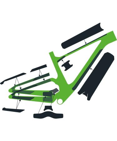 Syncros Spark Carbon frame protector set matt clear