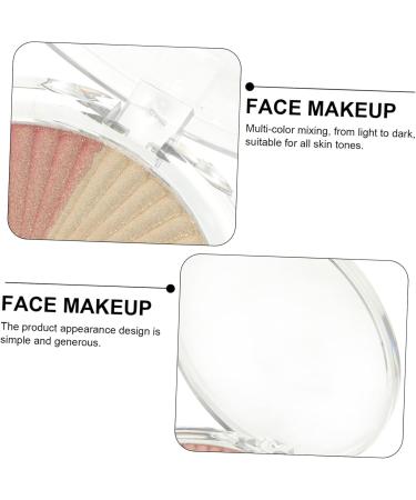 WOONEKY 1 Box Highlight Powder Pressed Powder Highlighter Shimmering Skin Highlighter Plastic Shell - Buy Online on SooperMarket.com