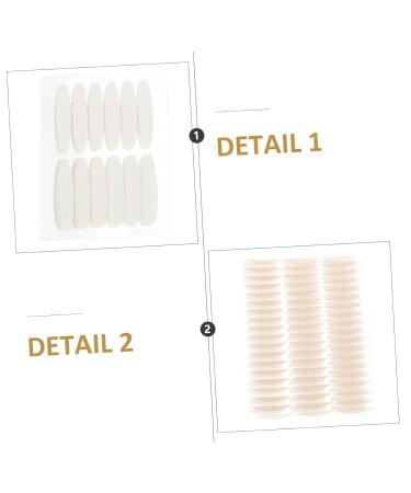 Gogogmee 2 Lace Double Eyelid Sticker Instant Eye Lift Strip Single Sided Eyelid Tape Double Sides Tape Double Side Tape Colorful Hair Big Eye Decoration Lace Eyelid Hot Melt Adhesive 8x6.5cm As Shown 1 - Buy Online on SooperMarket.com