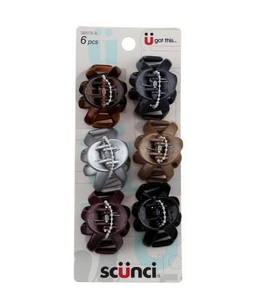 Scunci Beauty Octopus Jaw Size 6pk Scunci Efforless Beauty 4cm Octopus Jawclips 6 Pack