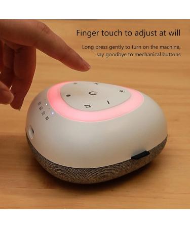 White Noise Night Light White Noise Sleep Speaker Intelligent 7 Colors Soothing Stress Reduction for Work - Buy Online on SooperMarket.com