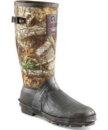 Guide Gear Men's 15 Camo Hunting Insulated Rubber Boots - Waterproof, 400-gram, Realtree Edge - Size 11 - Buy Online on SooperMarket.com