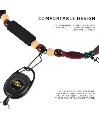 SF Fly Tying Tools Set | Fishing Lanyard Necklace with Fly Patch, Hook Remover, Leader Straightener, and More | Fishing Accessories Kit - Buy Online on SooperMarket.com