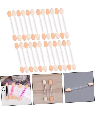 Angoily 50pcs Two-color Eyeshadow Brush Eye Shadow Concealer Eyeshadow Cosmetic Woman Tool Girl - Buy Online on SooperMarket.com