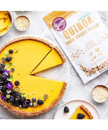 Suncore Foods Organic Quinoa Flakes 8oz - Gluten-Free, Non-GMO, Kosher - Buy Online on SooperMarket.com