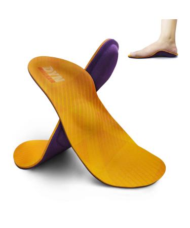 Insoles for Flat Feet DynWalker Arch Support Insoles Plantar Fasciitis Achilles Tendonitis Bunion Relief Metatarsalgia Bone Spur M M: ( Men 7.5 - 8 )