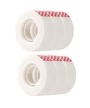 Amazon Basics Matte-finish Tape Tape Refills 3/4 x 27.8 yds 6 Pack