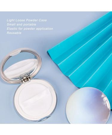 Refillable 3g Empty Powder Box - Portable Makeup Set with Blush Case Puff Holder Slim Mirror & Leak-Proof Design - Buy Online on SooperMarket.com