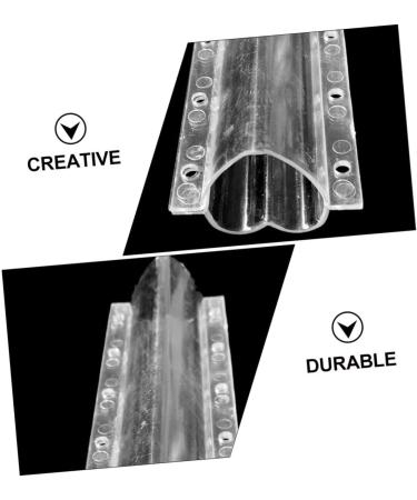 SUPVOX Tools 3pcs Vegetable Shaping Mold Cucumbers Fruit Plastic Heart Garden Cucumber Mold Modeling Strawberry Toaster Oven Transparent 20x6.5cm - Buy Online on SooperMarket.com