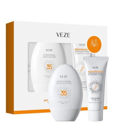 Sunscreen Sun Uv Face Shine Control Spf 35 Aloe Vera Gel Protects Against Uva/Uvb Rays and Premature Skin Ageing Provides Sun Protection for Delicate Facial Skin Sunscreen Moisturising Set