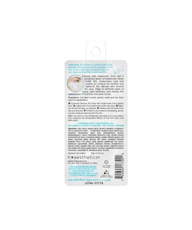 Shop Earth Therapeutics Pure-Gel Under-Eyes with Hyaluronic Acid - 2 Patches for Hydrated Youthful Skin | International Shipping Available - Buy Online on SooperMarket.com